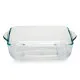 Baking tray Pasabahce Borcam 1,9 L 22 x 6 x 25,5 cm With handles (6 Units)
