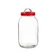 Jar Vivalto 182 Red 3 L Lid with handle (6 Units)