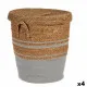 Cesto Marrón Gris Algas marinas 44 x 48 x 44 cm (4 Unidades)