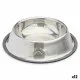 Dog Feeder Silver Grey Rubber Metal 22 x 6 x 22 cm (12 Units)