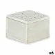 Decorative box White Wood 11,5 x 8 x 11,5 cm (6 Units)