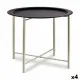 Side table White Black Metal 62 x 48,5 x 62 cm (4 Units)