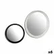 Wall mirror KM413 White Black 52 x 4,8 x 52 cm Circle (6 Units)