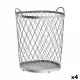 Basket Silver Metal 40 L 31 x 54,7 x 46,5 cm (4 Units)