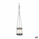 Candleholder Ibergarden HW99-1108 Metal Crystal 15,5 x 85,5 x 15,5 cm (12 Units)