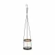 Candleholder Ibergarden HW99-1108 Metal Crystal 15,5 x 85,5 x 15,5 cm (12 Units)