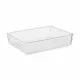 Drawer Organizer Multi-use Transparent Plastic 24 x 5,5 x 15,8 cm (36 Units)