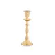 Candelabro Dorado Aluminio 4,5 x 20 x 7,5 cm (8 Unidades)
