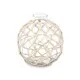 Decorative bauble White Transparent 18 x 20 cm (6 Units)