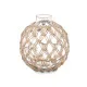Decorative bauble Transparent Natural 18 x 20 cm (6 Units)