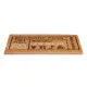 Doormat Boarding Pass Natural 60 x 1 x 40 cm (12 Units)