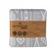 Reversible Bedspread 180 x 260 cm Ethnic White Grey (6 Units)