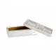 Jewelry box Silver Ceramic 10,2 x 6,3 x 20,5 cm (6 Units)