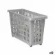 Multi-purpose basket With wheels Grey Plastic 17,5 x 26 x 46 cm (12 Units)