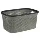 Laundry Basket Kipit TP7001-2 Grey Plastic 36 L 36 x 25,5 x 53 cm (12 Units)