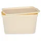 Caja de Almacenaje con Tapa Kipit TP596-3 Crema Plástico 24 L 29,3 x 24,5 x 45 cm (6 Unidades)