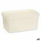 Storage Box with Lid Kipit TP594-4 Cream Plastic 7,5 L 21,5 x 14,5 x 32 cm (12 Units)