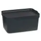 Storage Box with Lid Kipit TP594-1 Anthracite Plastic 7,5 L 21 x 14,2 x 32 cm (12 Units)