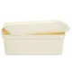 Storage Box with Lid Kipit TP595-4 Cream Plastic 14 L 29,5 x 14,3 x 45 cm (12 Units)