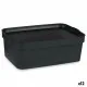 Storage Box with Lid Kipit TP593-1 Anthracite Plastic 6 L 21 x 11 x 32 cm (12 Units)
