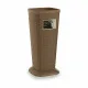 Umbrella stand Stefanplast Elegance Beige Plastic 25,3 x 57 x 25,3 cm (6 Units)