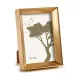 Photo frame WPC0235MG-1 Golden Glass Plastic (6 Units)