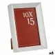 Photo frame WPC0235MG-1-WH White Glass Plastic (6 Units)