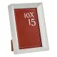 Photo frame WPC0235MG-1-WH White Glass Plastic (6 Units)