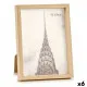 Photo frame WPC1020ML-3 Brown Natural Plastic (6 Units)