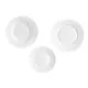 Dinnerware Set Vivalto F-LBP100-80-90 White Opaline glass (2 Units)