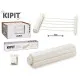 Tendedero Kipit 21940 Blanco Nailon Polipropileno 34,5 x 6 x 6 cm Extensible (12 Unidades)