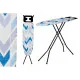 Ironing board Kipit 18358 - CB-220 Blue Metal Cloth (4 Units)