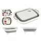 Cutting board Kinvara Z-017 White Grey 29,8 x 5 x 40 cm (6 Units)