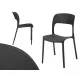 Stackable chair PP-634-B 4 Units