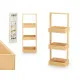 Estantería Kipit B6729A Natural Bambú 26 x 70 x 17 cm (6 Unidades)