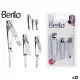 Nail clipper Berilo 1703239 Silver Metal (12 Units)