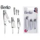 Nail clipper Berilo 1703239 Silver Metal (12 Units)