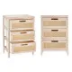 Cajonera Rattan Natural 40 x 58 x 29 cm 3 cajones