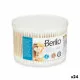 Bastoncillos de Algodón Berilo BT500PPD Blanco Marrón Algodón Bambú (24 Unidades)