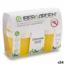 Set de Ambientadores Ibergarden 1165 Citronela Gel (24 Unidades)