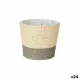 Planter Ibergarden WY21-71 Grey Rope Plastic 19,5 x 16,5 x 19,5 cm (24 Units)