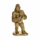 Decorative Figure Gorilla Saxophone Golden 18,5 x 38,8 x 22 cm (3 Units)