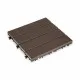 Interlocking Floor Tile Ibergarden SM-AP-ALCF Brown Polyethylene Composite 30 x 2,6 x 30 cm (6 Units)