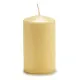 Candle Acorde CY88150M Cream 9 x 15 x 9 cm (4 Units)