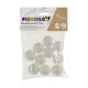 Materials for Handicrafts Pincello DIAM 2.5 CM Balls polystyrene Ø 2,5 cm White 12 Units