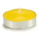 Set de Velas Ibergarden HL-1010CIT Amarillo Metal Cera Citronela (24 Unidades)