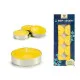 Set de Velas Ibergarden HL-1010CIT Amarillo Metal Cera Citronela (24 Unidades)