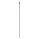 Broom handle Stripes 2,3 x 130 x 2,3 cm Red Metal (12 Units)