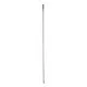 Broom handle Stripes 2,3 x 130 x 2,3 cm Grey Metal (12 Units)