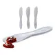 Knife Set Kinvara 23045 White Plastic 18 x 3,5 x 1 cm (12 Units)